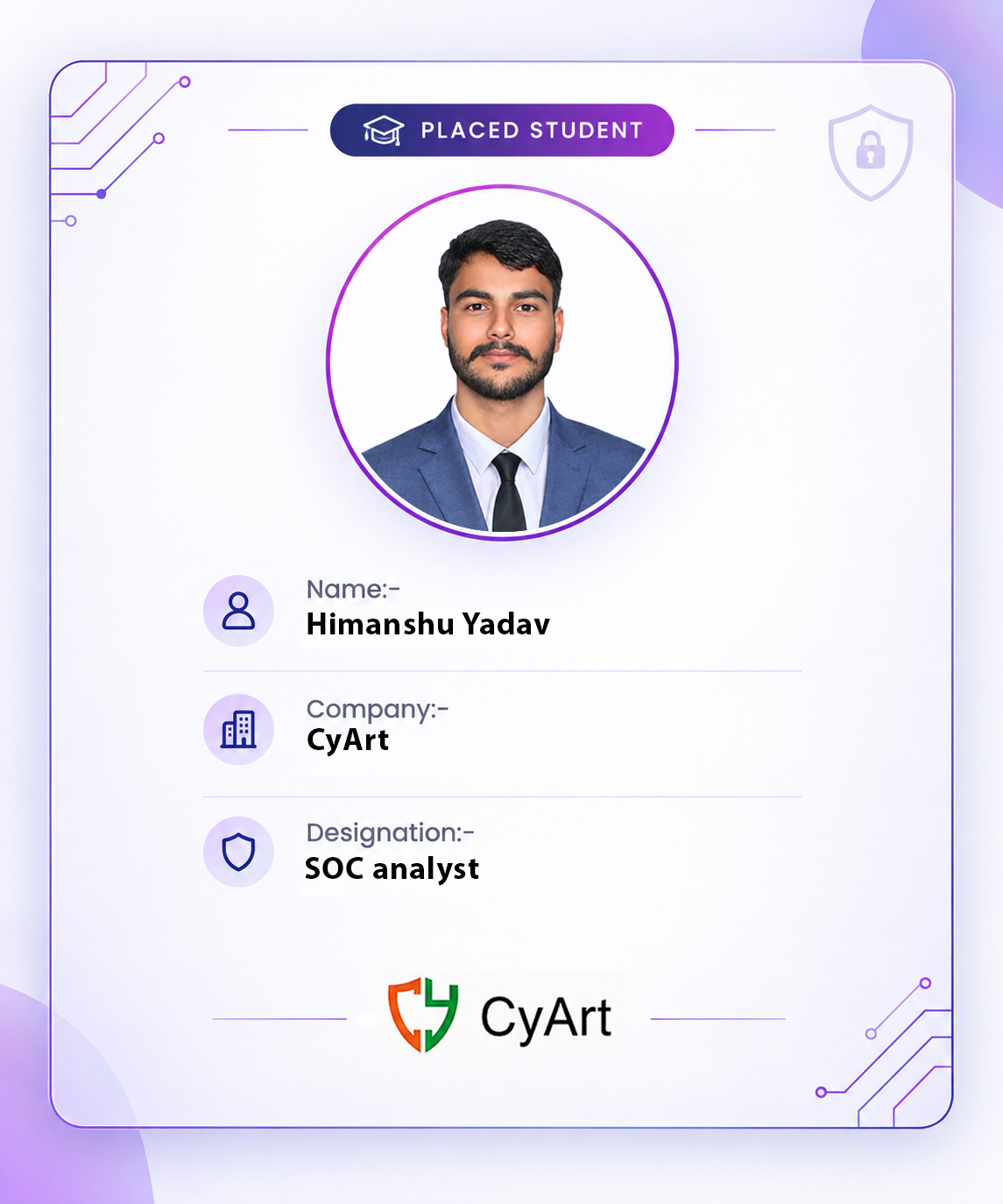 Cyberdefentech placement story